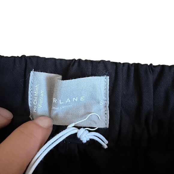 NWT Everlane Womens Black Organic Cotton Elastic Waist Pull-on Easy Short Small - Picture 6 of 9